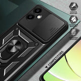 Husa de protectie Techsuit CamShield Series compatibil cu Samsung Galaxy S25 Edge, Verde
