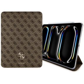 Husa de protectie tableta Guess Magnetic 4G Big Logo (GUFC13PM24PS4SGW) compatibil cu iPad Pro 13 (2024) / iPad Pro 13 (2025), Maro