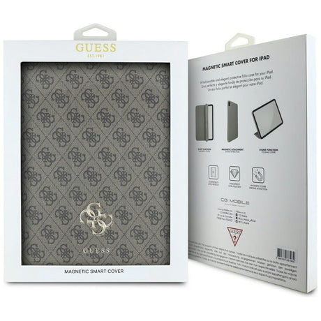 Husa de protectie tableta Guess Magnetic 4G Big Logo (GUFC13RM24PS4SGW) compatibil cu iPad Air 13 (2024) / Air 13 (2025) / Air 13 (2026), Maro