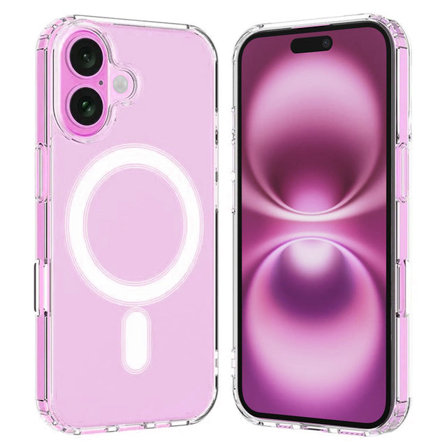 Husa de protectie Techsuit MagSafe Pro compatibil cu iPhone 16 Plus, Transparent