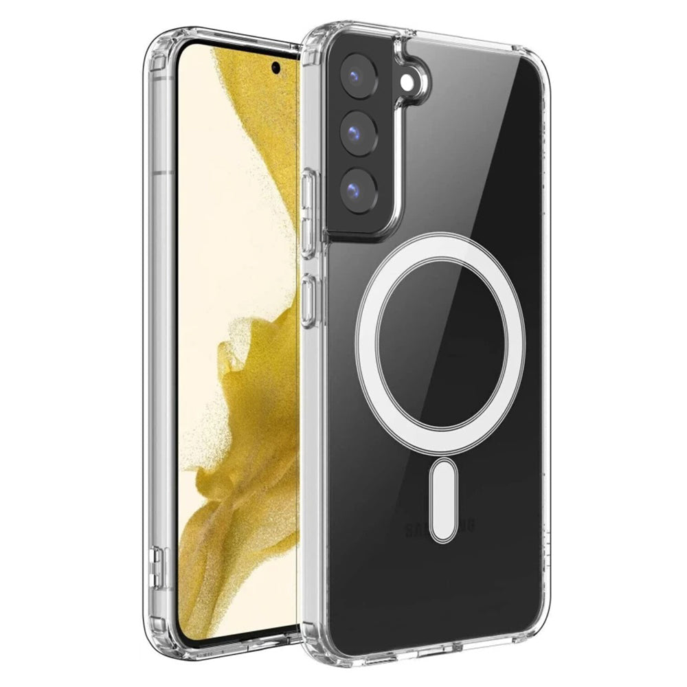 Husa de protectie Techsuit MagSafe Pro compatibil cu Samsung Galaxy S22 5G, Transparent