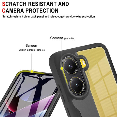 Folie de protectie Techsuit ColorVerse 360 Series + compatibil cu Xiaomi Poco X7 Pro, Roz