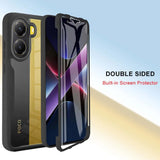 Folie de protectie Techsuit ColorVerse 360 Series + compatibil cu Xiaomi Poco X7 Pro, Roz