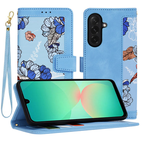 Husa de protectie Techsuit FlipCraft compatibil cu Samsung Galaxy A26 5G, Vibrant Blue