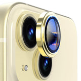 Folie de protectie Lito S+ Camera Glass compatibil cu iPhone 14 / iPhone 14 Plus, Galben