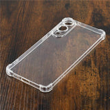 Husa de protectie Techsuit Shockproof Clear Silicone compatibil cu Samsung Galaxy S25 Edge, Transparent