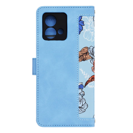 Husa de protectie Techsuit FlipCraft compatibil cu Motorola Moto G84, Vibrant Blue