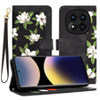 Husa de protectie Techsuit FlipCraft compatibil cu Xiaomi Redmi Note 14 Pro 4G, Flowers of the Dawn