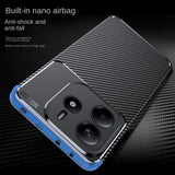 Husa de protectie Techsuit CarbonFiber compatibil cu Xiaomi Redmi Note 14 5G, Negru