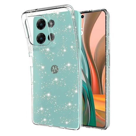 Husa de protectie Techsuit SparkleSkin Series compatibil cu Motorola Moto G75, Transparent