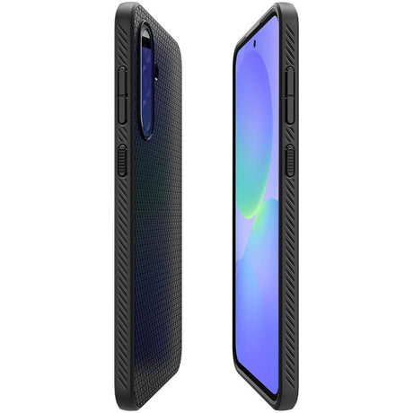 Husa de protectie Spigen Liquid Air (ACS09199) compatibil cu Samsung Galaxy A36 5G, Negru Mat