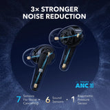 Casti Anker SoundCore Liberty 4 Pro NC (A3954GF1), Bluetooth 5.3, ANC, Hi-Res Sound, LDAC, TWS, Glossy Black