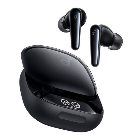 Casti Anker SoundCore Liberty 4 Pro NC (A3954GF1), Bluetooth 5.3, ANC, Hi-Res Sound, LDAC, TWS, Glossy Black