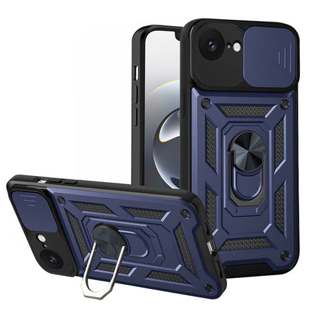 Husa de protectie Techsuit CamShield Series compatibil cu iPhone 16e / iPhone 17e, Albastru
