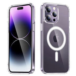 Husa de protectie Techsuit MagSafe Pro compatibil cu iPhone 14 Pro, Transparent