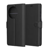Husa de protectie Techsuit Leather Folio compatibil cu OnePlus 13R, Negru