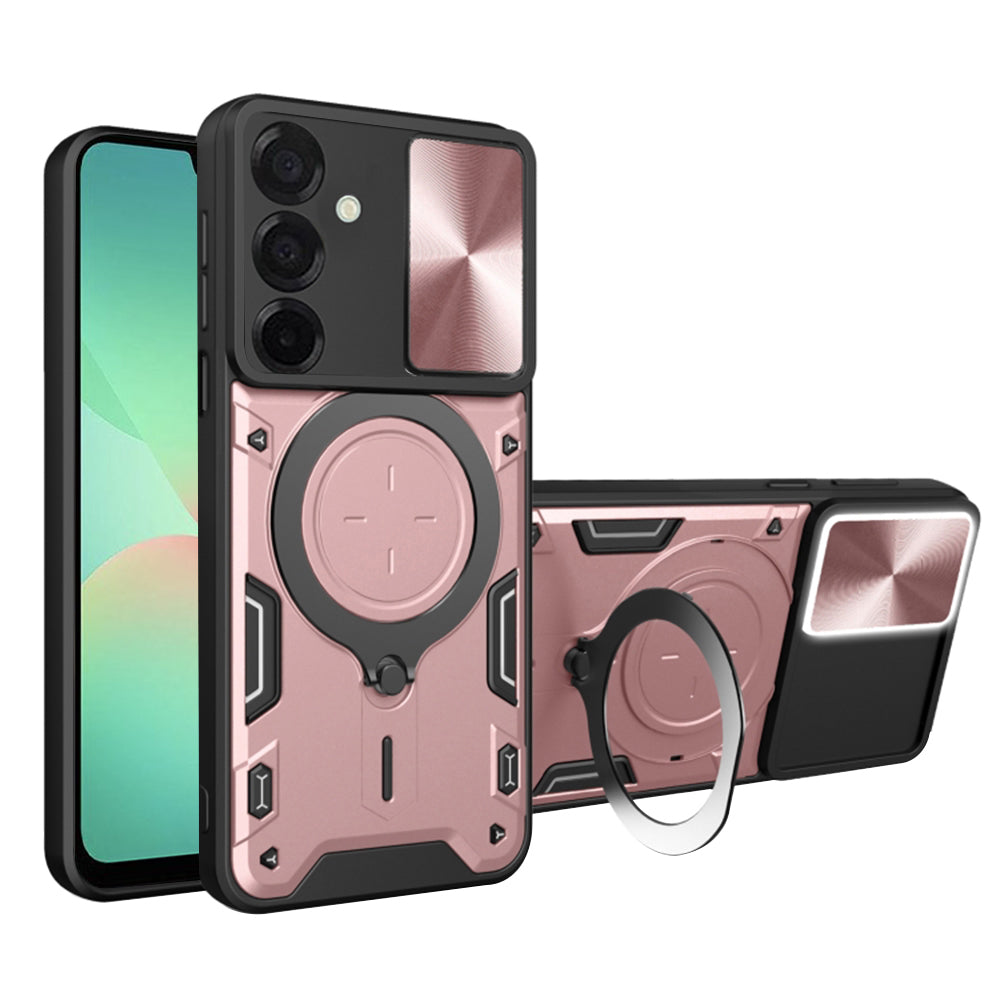 Husa de protectie Techsuit CamGuard Pro compatibil cu Samsung Galaxy A26 5G, Roz Auriu