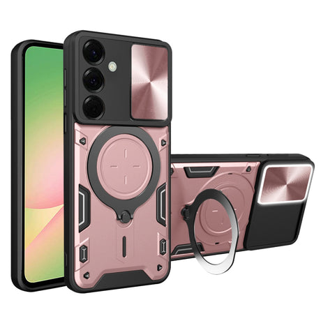 Husa de protectie Techsuit CamGuard Pro compatibil cu Samsung Galaxy A56 5G, Roz Auriu