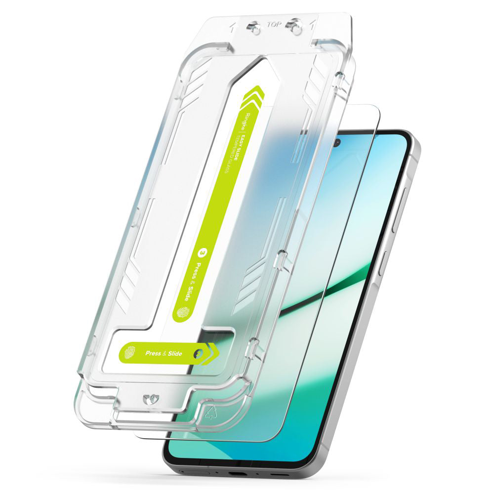 Folie de protectie Ringke Easy Slide Tempered Glass (set de 2) compatibil cu Samsung Galaxy A36 5G, Transparent
