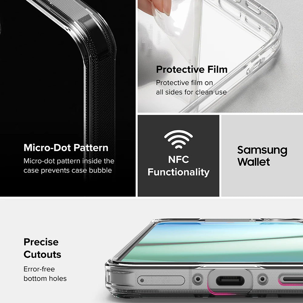 Husa de protectie Ringke Fusion compatibil cu Samsung Galaxy A36 5G / A56 5G, Transparent