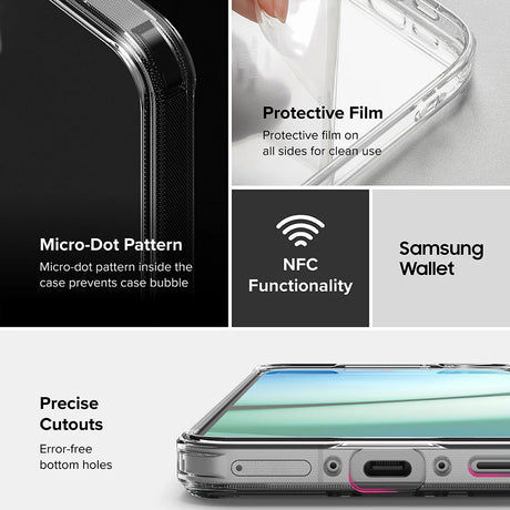Husa de protectie Ringke Fusion compatibil cu Samsung Galaxy A36 5G / A56 5G, Transparent Mat