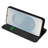 Husa de protectie Techsuit Magskin Book compatibil cu Samsung Galaxy S25 Edge, Negru