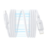 Cablu Baseus PicoGo (P10376800211-00), Magnetic, Type-C to Type-C, 240W, Fast Charging, 480Mbps, Silicone, 1m, Alb