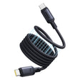 Cablu Baseus PicoGo (P10376800121-00), Magnetic, Type-C to Type-C, 240W, Fast Charging, 480Mbps, Silicone, 1m, Negru
