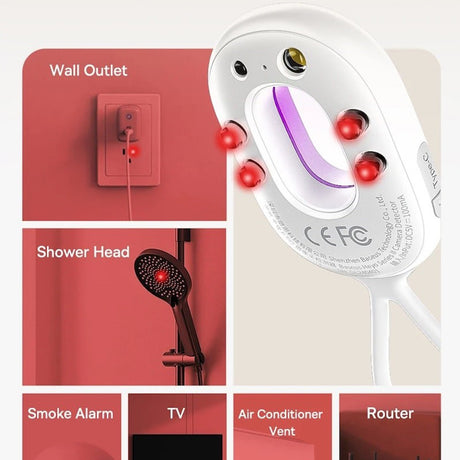 Baseus Camera Detector Heyo II (L60476900211-00), with Infrared, Large-size Filter Lens, 3D SensorChip, Flashlight, Alb