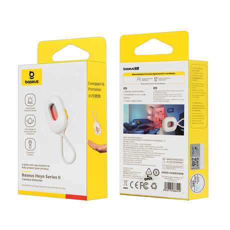 Baseus Camera Detector Heyo II (L60476900211-00), with Infrared, Large-size Filter Lens, 3D SensorChip, Flashlight, Alb