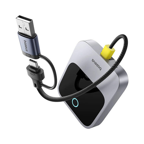 Gadget Baseus CarPlay Adapter Safe Journey Series (C10745100813-00), with USB-C to USB Cable, Bluetooth 5.0, Voice Control, Gri