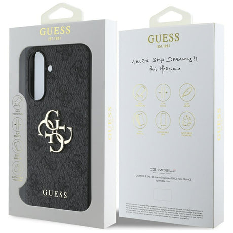Husa de protectie Guess Hardcase 4G compatibil cu Samsung Galaxy A56 5G, Negru