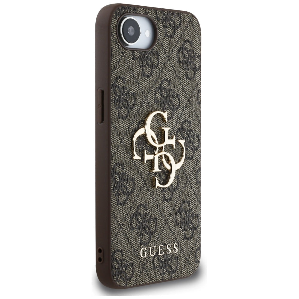 Husa de protectie Guess Hardcase 4G Big Logo (GUHCPSE44GMGBR) compatibil cu iPhone 16e / iPhone 17e, Maro