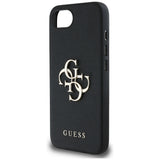 Husa de protectie Guess Hardcase 4G Grained Big and Classic Logo (GUHCPSE4PGT4MBK) compatibil cu iPhone 16e / iPhone 17e, Negru