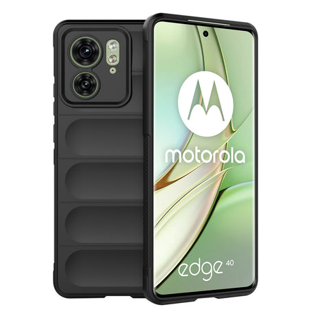 Techsuit Magic Shield fekete tok Motorola Edge 40 és Motorola Edge (2023) telefonokhoz