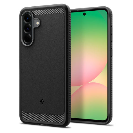 Spigen Rugged Armor fekete tok Samsung Galaxy A56 5G készülékhez