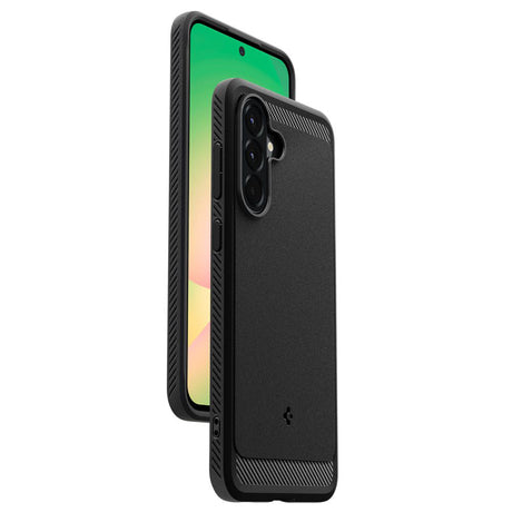 Spigen Rugged Armor fekete tok Samsung Galaxy A56 5G készülékhez