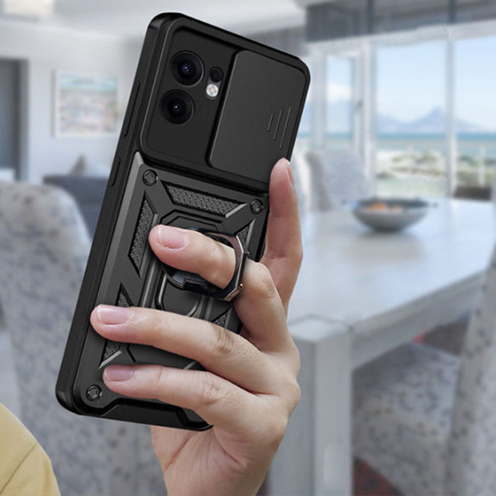 Husa de protectie Techsuit CamShield Series compatibil cu Oppo Reno13 F 4G / Reno13 F 5G / Reno13 FS 5G, Albastru