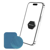 Suport Techsuit Phone Tiny Series (HOLD210-C), Dashboard Magnetic Grip, Multipurpose Use, Hexagonal, 2 Metal Plates, Negru
