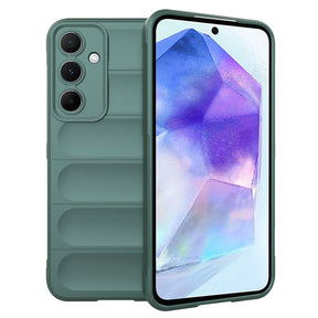 Husa de protectie Techsuit Magic Shield compatibil cu Samsung Galaxy A55 5G, Verde