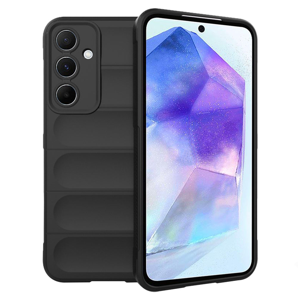 Husa de protectie Techsuit Magic Shield compatibil cu Samsung Galaxy A55 5G, Negru