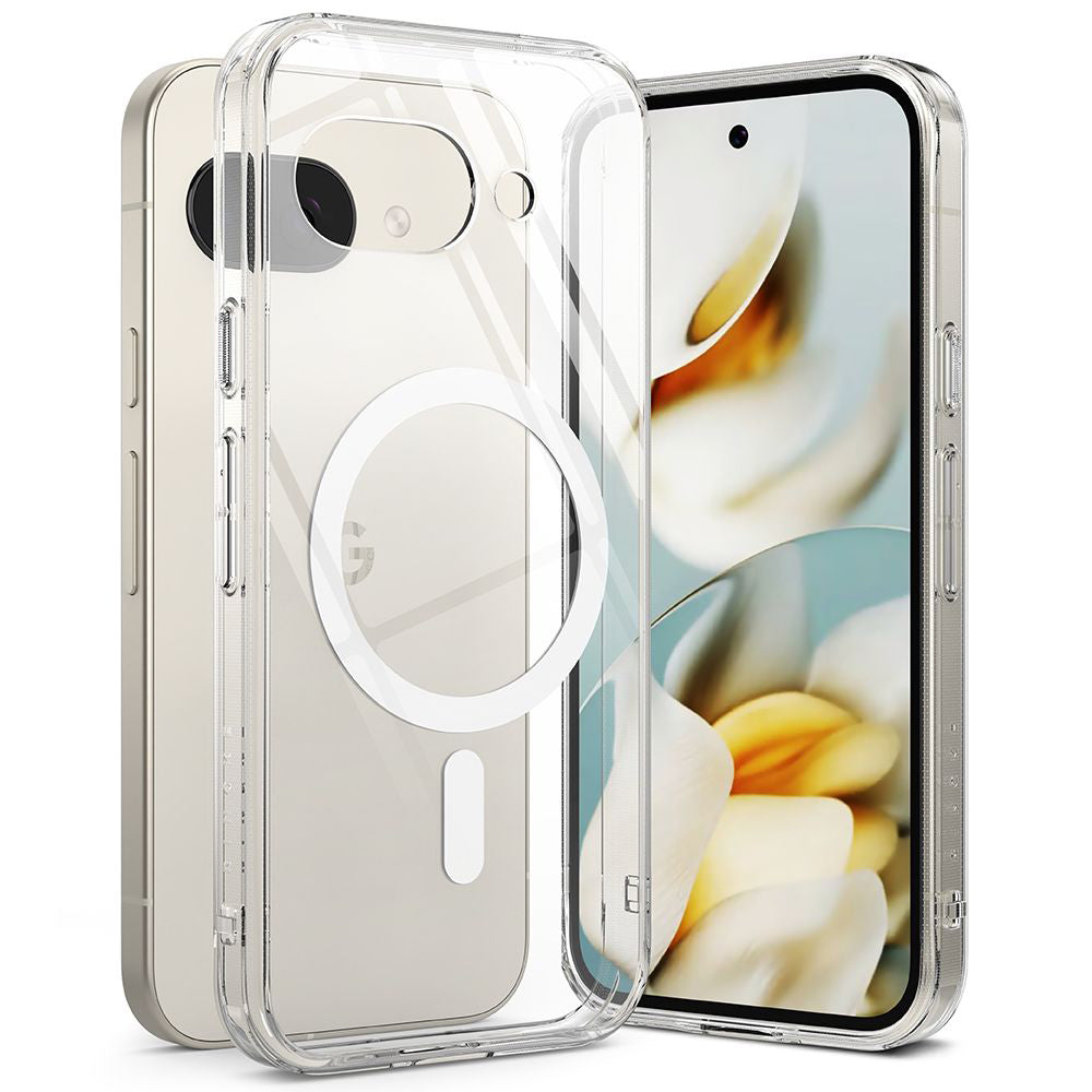 Husa de protectie Ringke Fusion MagSafe compatibil cu Google Pixel 9a, Transparent