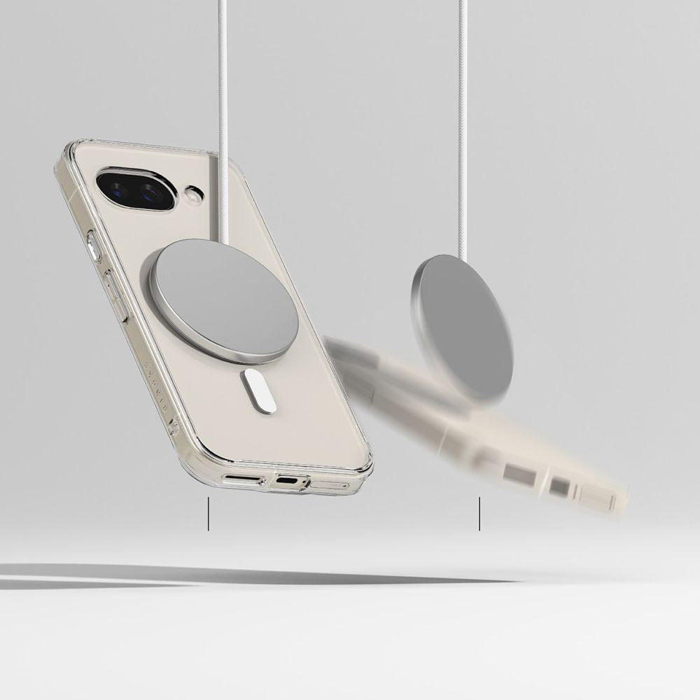 Husa de protectie Ringke Fusion MagSafe compatibil cu Google Pixel 9a, Transparent