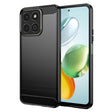 Husa de protectie Techsuit Carbon Silicone compatibil cu Honor 200 Smart / X7c, Negru