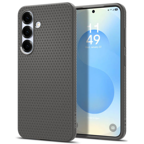 Husa de protectie Spigen Liquid Air (ACS09404) compatibil cu Samsung Galaxy S25, Marble Grey