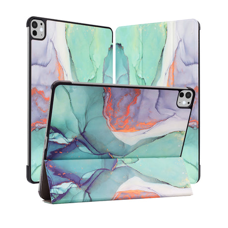 Husa de protectie tableta Techsuit FoldPro compatibil cu iPad Pro 11 (2024) / iPad Pro 11 (2025), Verde Time