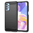 Husa de protectie Techsuit Carbon Silicone compatibil cu Samsung Galaxy A23 4G / A23 5G, Negru