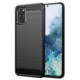 Husa de protectie Techsuit Carbon Silicone compatibil cu Samsung Galaxy S20 Plus 4G / S20 Plus 5G, Negru