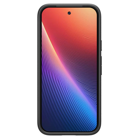 Husă Spigen Liquid Air ACS09039 pentru Google Pixel 9a, neagră mat