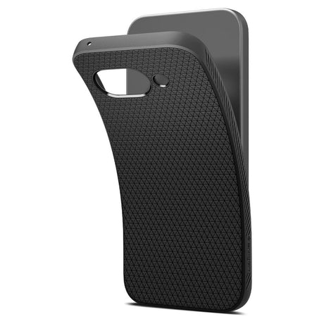 Husă Spigen Liquid Air ACS09039 pentru Google Pixel 9a, neagră mat